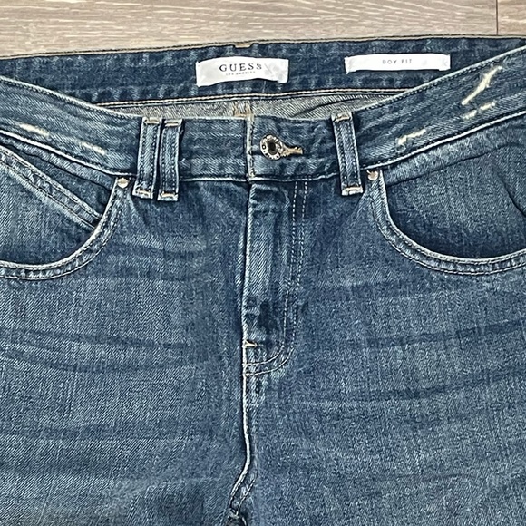 Guess Boy Fit Distressed Ripped Jeans Size 27 - Picture 3 of 12